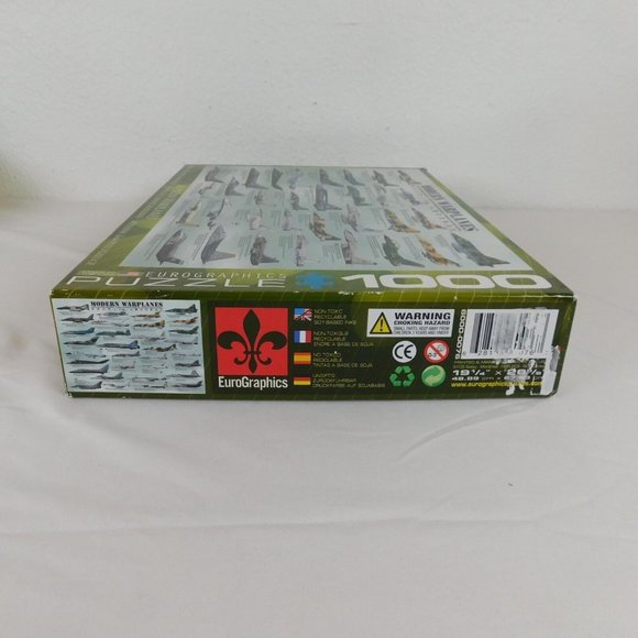 Modern Warplanes 1000 Piece Jigsaw Puzzle Eurographics 19 x 27 COMPLETE - Picture 6 of 11
